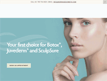 Tablet Screenshot of newimagecosmetic.com